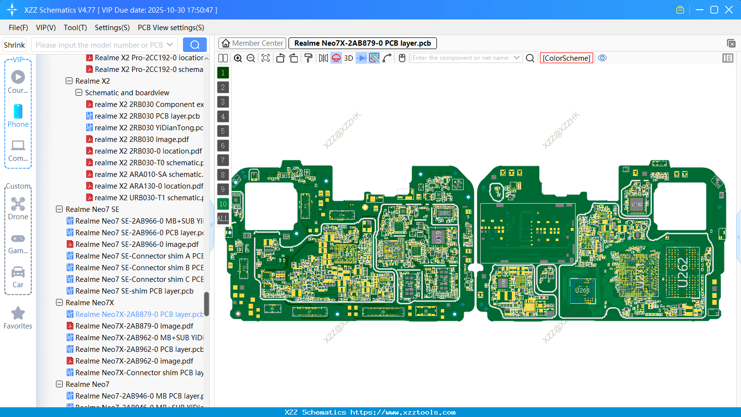 Realme Neo7X-2AB879-0 PCB Layer